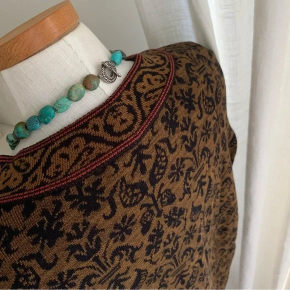 Peruvian Connection Paolma Cardigan Sweater 100% Pima Cotton - Picture 8 of 10